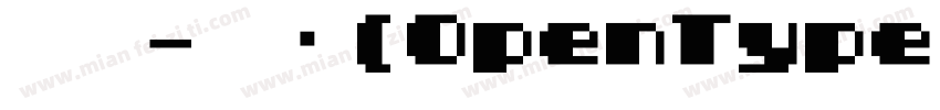 宋体-常规(OpenType - TrueType)字体转换
